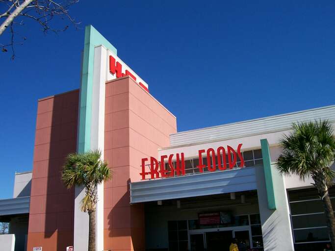 Even the local grocery store follows the art deco design of the district Even the local grocery store follows the art deco design of the district
