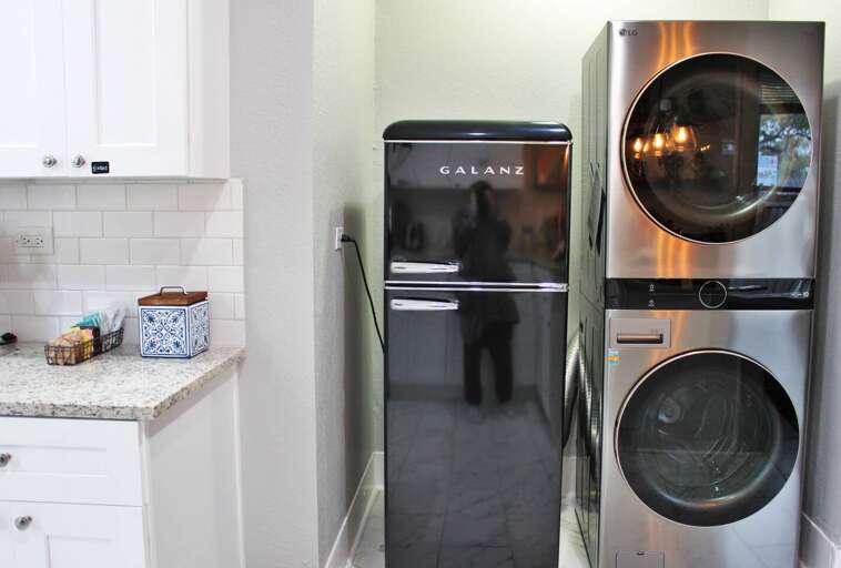 Free washer and dryer for your convenience. Laundry soap is provided. The washer and dryer are part of the San Antonio Suite when guests rent only a sub-unit of the entire home.  Free washer and dryer for your convenience. Laundry soap is provided. The washer and dryer are part of the San Antonio Suite when guests rent only a sub-unit of the entire home.