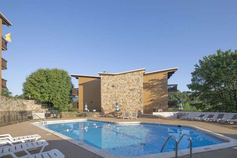 Pool & condo building 1