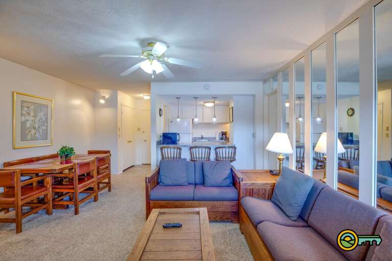 Living room & kitchen