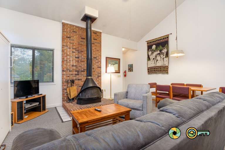 Living Room With Furniture And Fireplace Living Room With Furniture And Fireplace