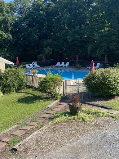 Outdoor Pool Area At A Vacation Rental Outdoor Pool Area At A Vacation Rental