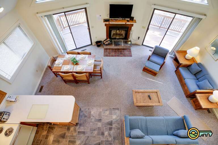 Great room from loft Great room from loft