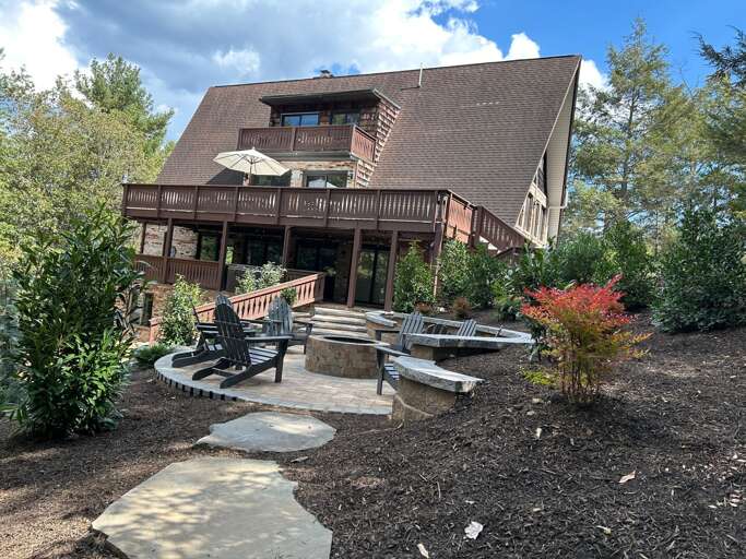 Comfy outside seating areas