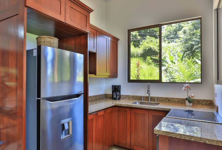 Modern Kitchen Interior With Stainless Steel Appliances