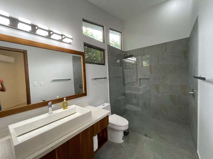 Modern Bathroom With Shower And Vanity Modern Bathroom With Shower And Vanity