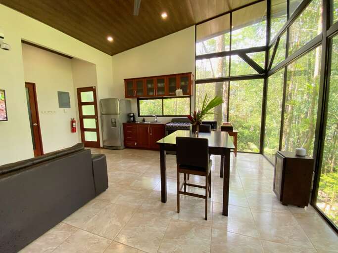 Modern Kitchen Interior With Nature View Modern Kitchen Interior With Nature View