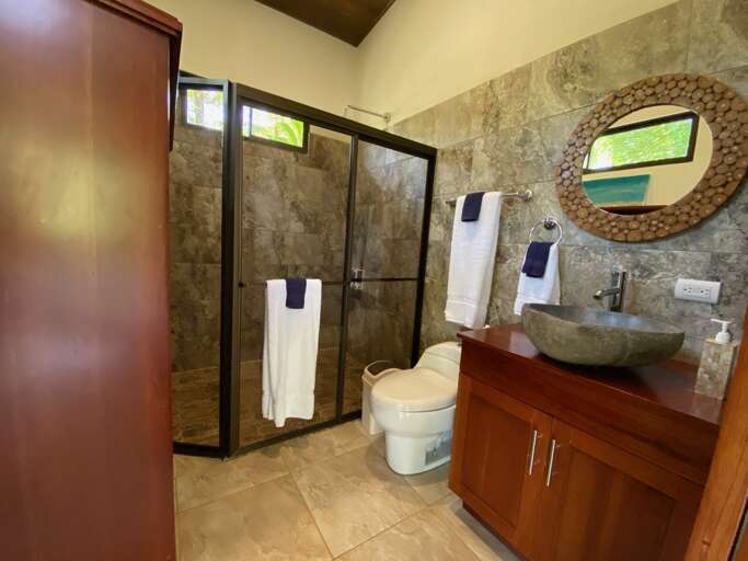 Modern Bathroom Interior With Shower And Vanity Modern Bathroom Interior With Shower And Vanity