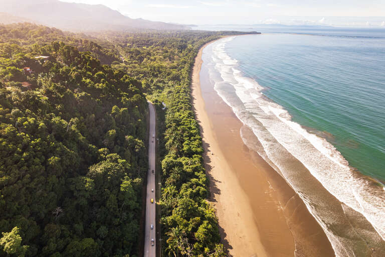 Drone  view of Playa Hermosa and Marino Ballena National park  ( less than 10 min from the house)  Drone  view of Playa Hermosa and Marino Ballena National park  ( less than 10 min from the house)