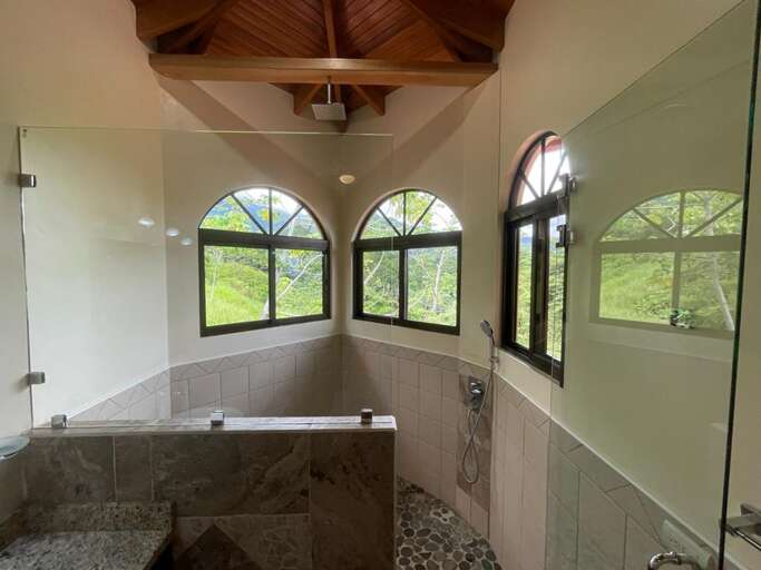 Owner's Suite has an en-suite bathroom including a rain shower, double sinks.  Owner's Suite has an en-suite bathroom including a rain shower, double sinks.