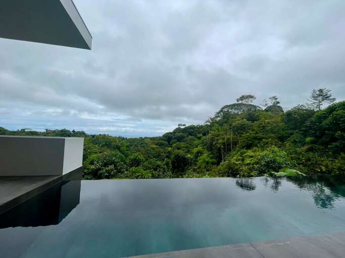 A large, tranquil pool with clear waters, perfect for enjoying the peaceful environment. A large, tranquil pool with clear waters, perfect for enjoying the peaceful environment.