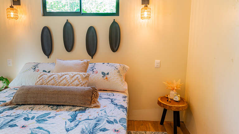 Dimmable lights that gently illuminate the room, perfect for a restful night Dimmable lights that gently illuminate the room, perfect for a restful night