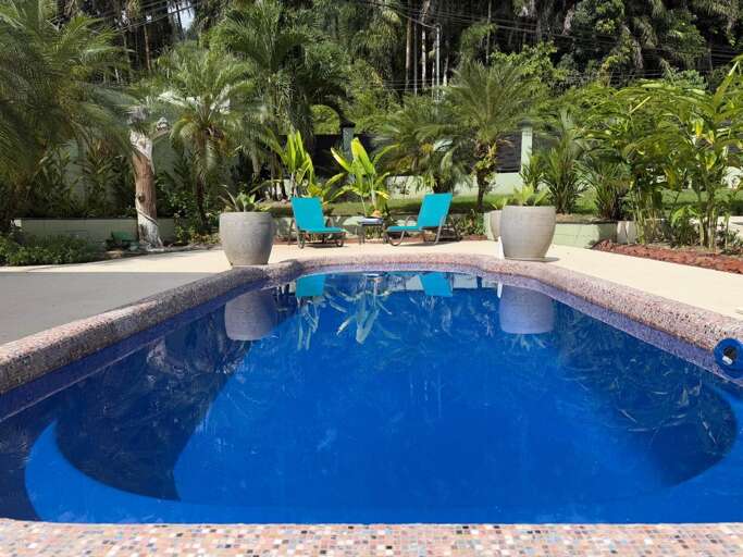 Private swimming pool. Private swimming pool.
