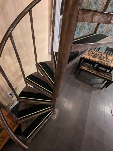 Spiral Stairs to Loft