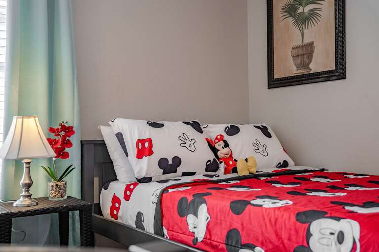 Bedroom 2 with twin and full beds