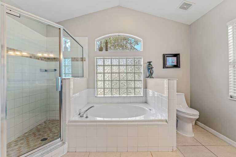 Modern Bathroom Interior With Bathtub And Shower Modern Bathroom Interior With Bathtub And Shower