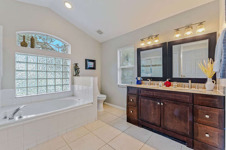 Modern Bathroom Interior With Tub And Vanity Modern Bathroom Interior With Tub And Vanity