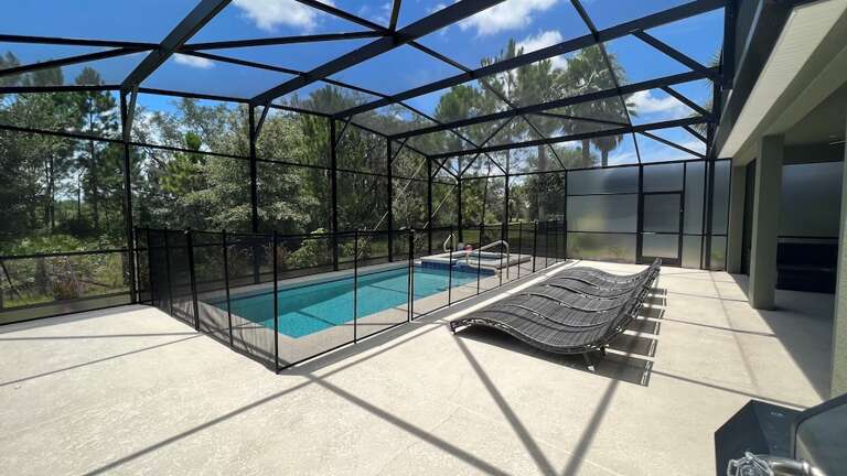 Pool screen (removable)