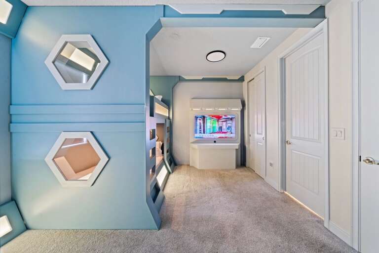 Bedroom with bunk beds