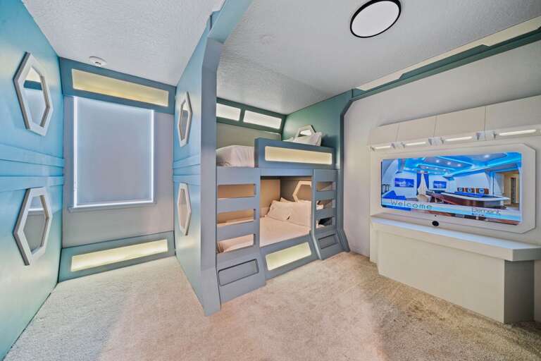 Bedroom with bunk beds