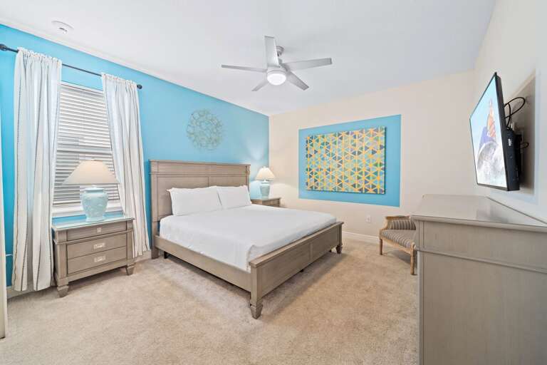 Bedroom with King bed