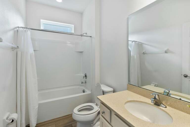 Bathroom with bathtub/ shower combo Bathroom with bathtub/ shower combo