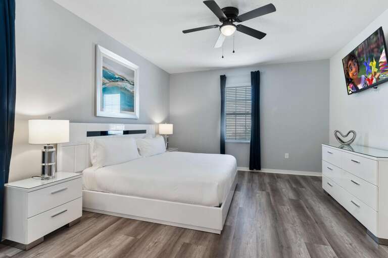 Bedroom with King bed Bedroom with King bed