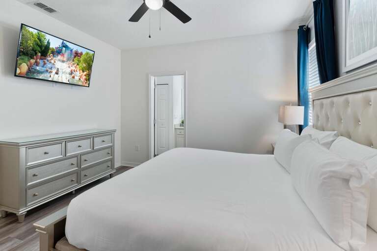 Bedroom with King bed Bedroom with King bed