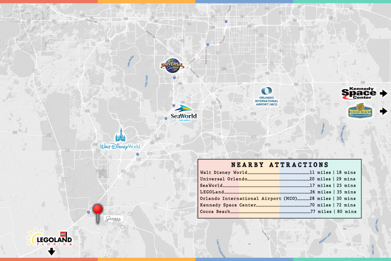 All of the best Central Florida attractions are at your fingertips! All of the best Central Florida attractions are at your fingertips!