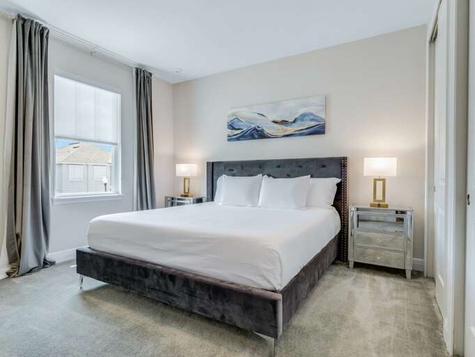 Bedroom with King bed