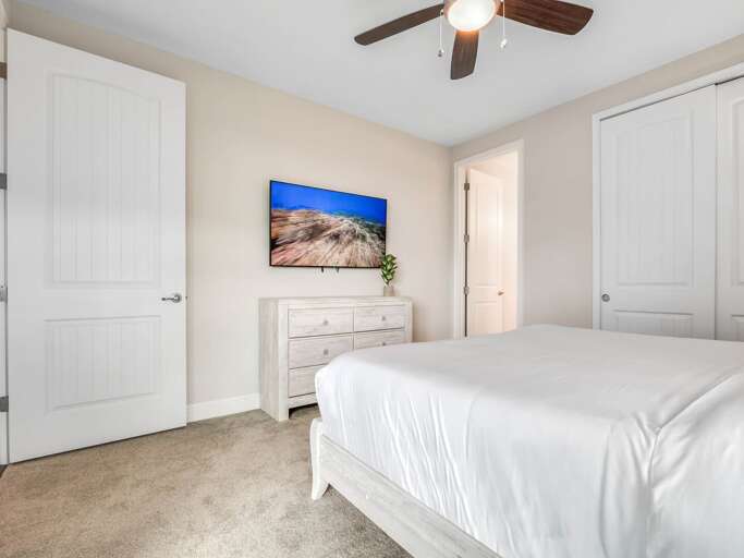 Bedroom with King bed