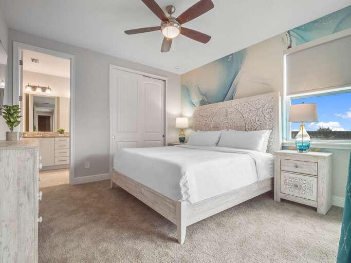 Bedroom with King bed