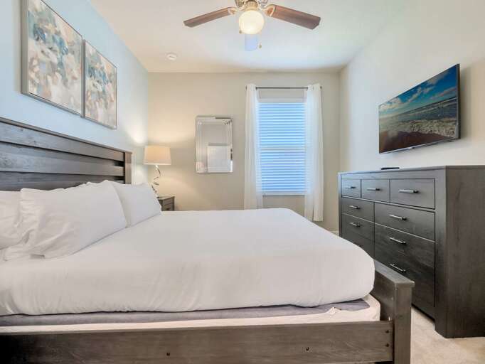 Bedroom with King bed