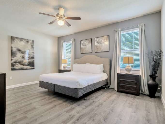 Bedroom with King bed