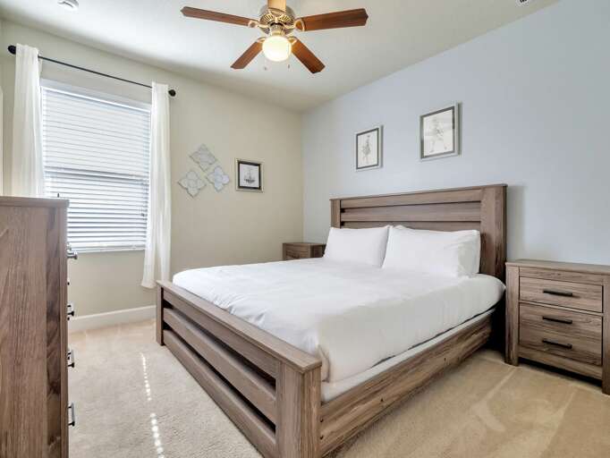 Bedroom with King bed