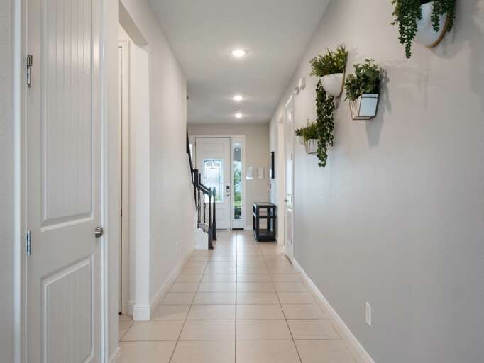 Entry way and stairs to upper level