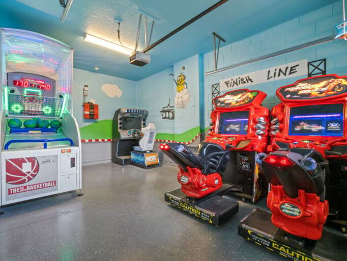 Game room with multiple arcades