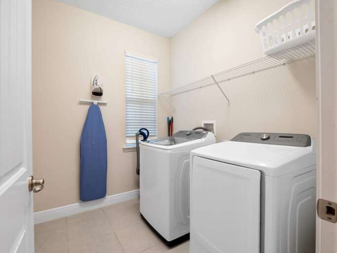 Laundry area
