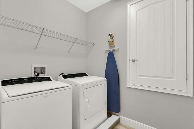 Laundry area