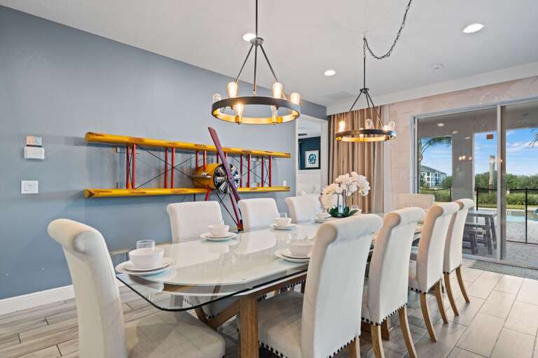 Newly designed dining area