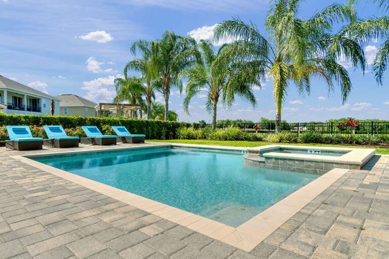 Private pool and spa