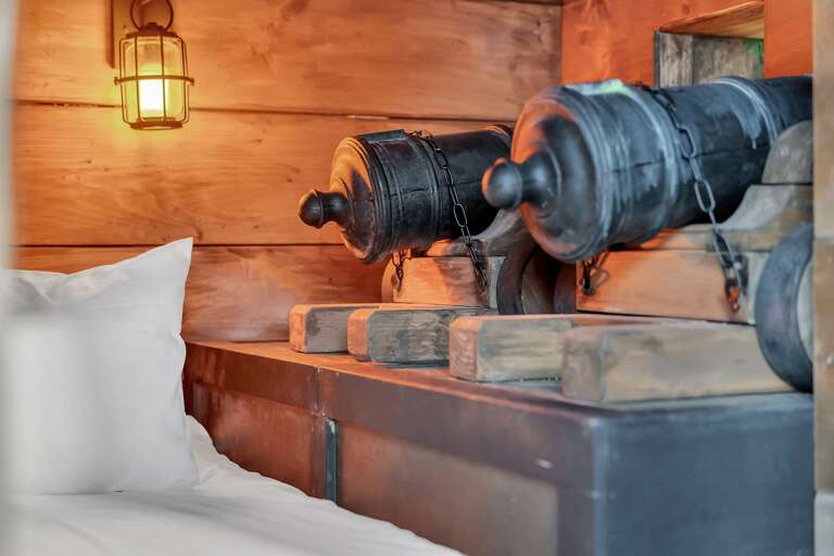 Pirate ship themed bedroom