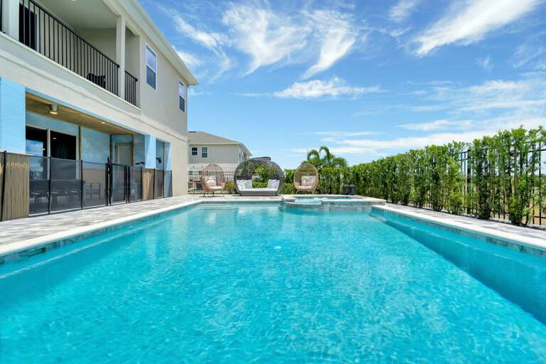 Private pool and spa