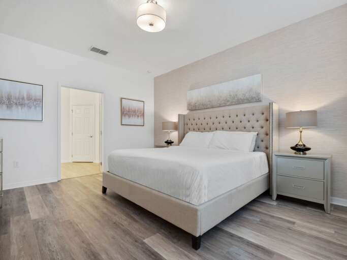 Bedroom with King bed