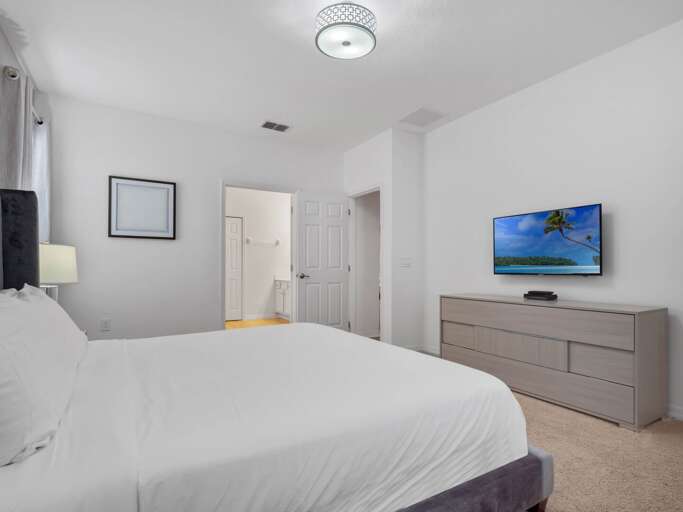 Bedroom with King bed