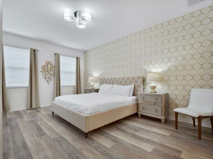 Bedroom with King bed