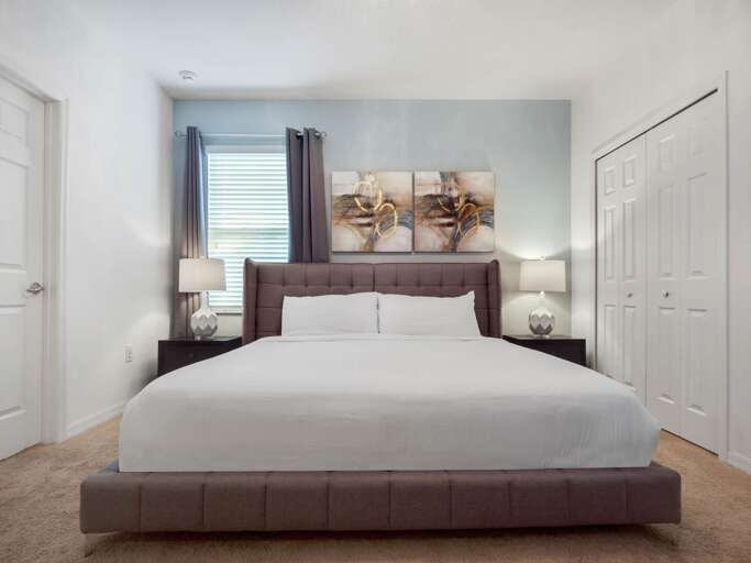 Bedroom with King bed