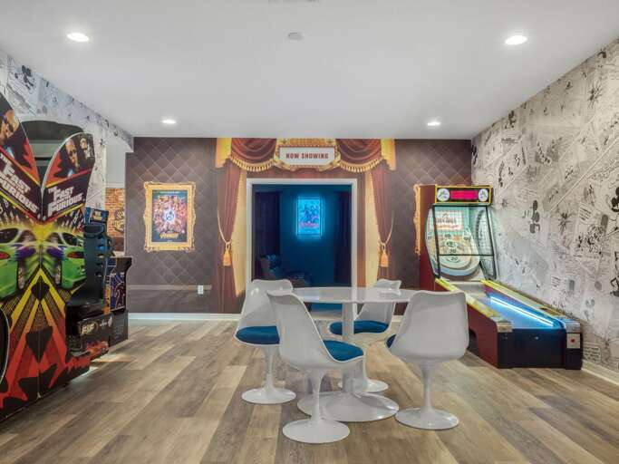Game room with Skee-Ball and arcades