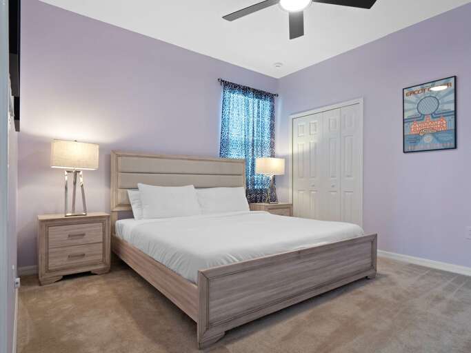 Bedroom with King bed