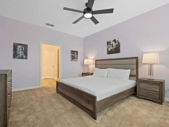 Bedroom with King bed